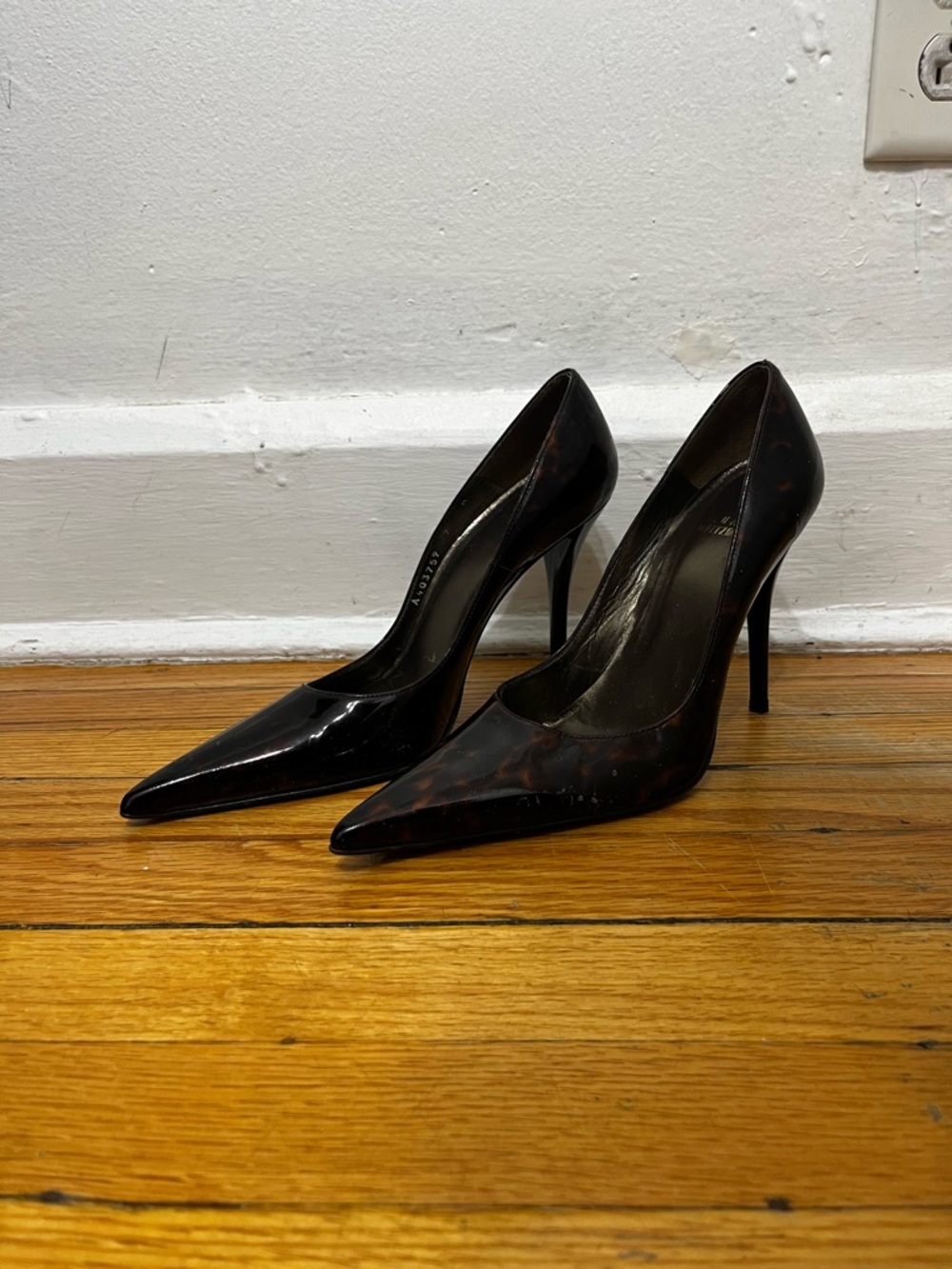 Stuart Weiztman Tortoise Shell Stiletto Heels